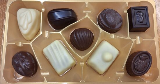 Konfektes "Belgische Pralinen" 375 gr.